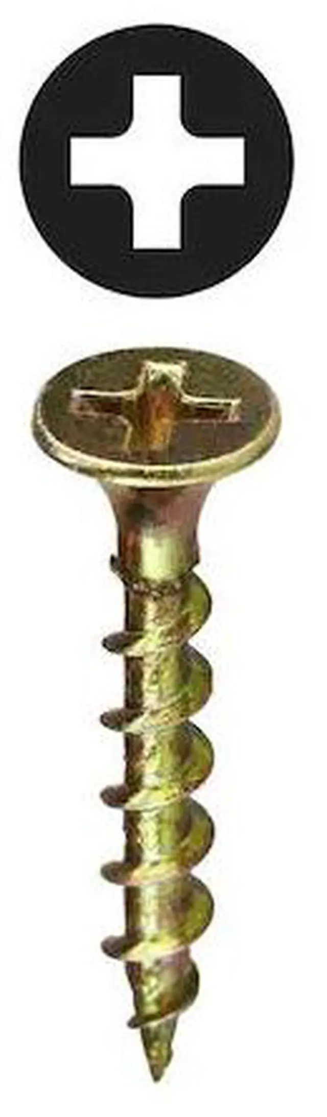 Main image of DOTTIE WRT61 Drywall Screw, #6 x 1 in, Carbon Steel, Flat Head Phillips Drive,
