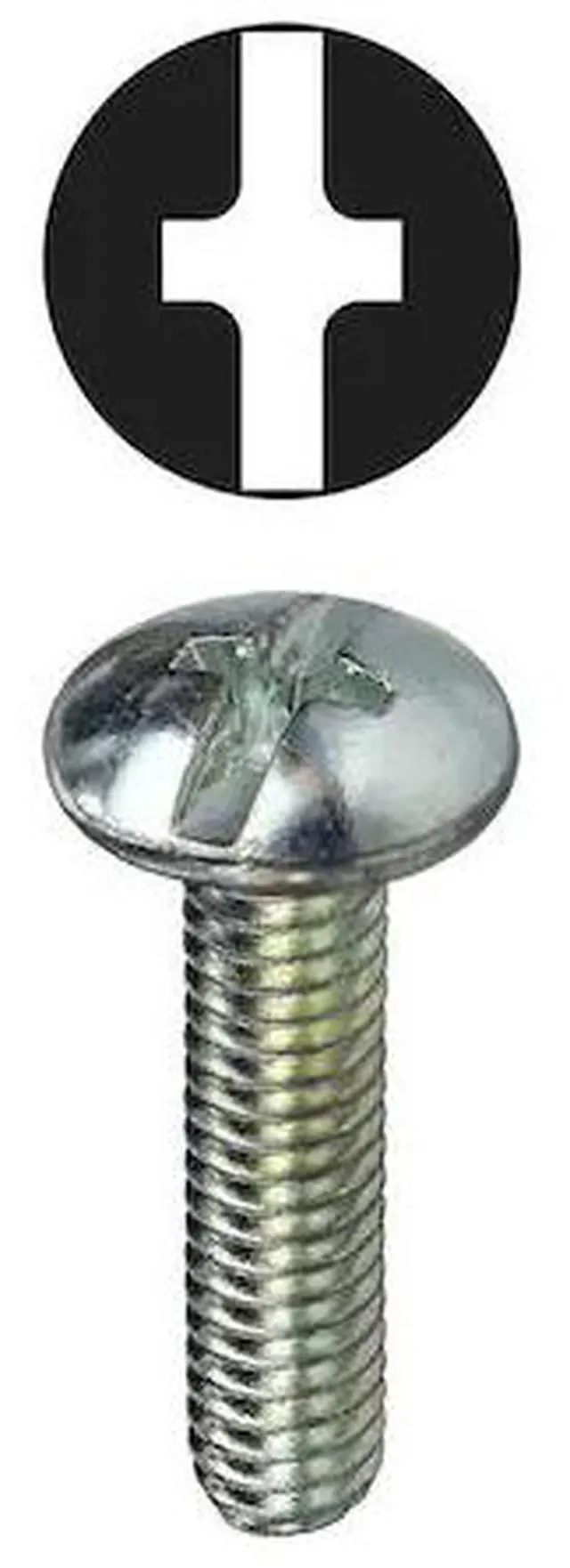 Main image of DOTTIE TMC6323 #6-32 x 3 in Combination Phillips/Slotted Truss Machine Screw,