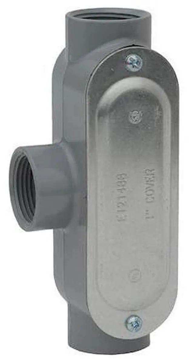 Main image of DOTTIE T75CG L.H. Dottie 3/4'' T Threaded Conduit Body w/ Cover & Gasket, 10PK