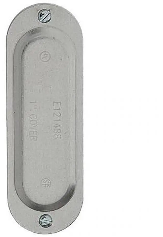 Main image of DOTTIE BC125150 L.H. Dottie 1-1/4'' - 1-1/2'' Conduit Body Aluminum Cover, 10PK