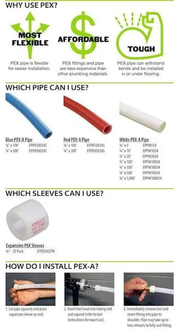 Alt view image 5 of 5 - APOLLO EPXV34T 3/4 in. Brass PEX-A Barb Ball Valve with Tee Handle