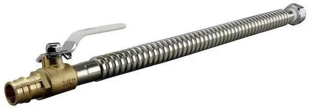 Alt view image 2 of 4 - APOLLO EPXCSST18BV 3/4 in. Brass PEX-A Barb x 3/4 in. FNPT x 18 in. CSST Water