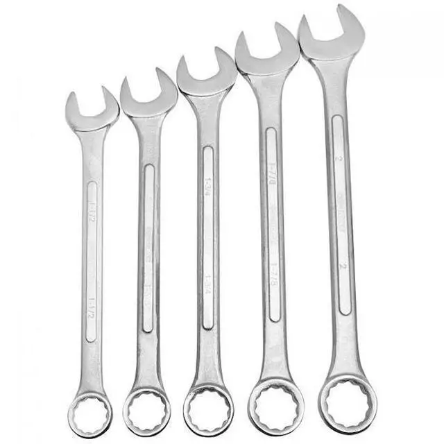 Alt view image 3 of 4 - 5 Pc. SAE Jumbo Wrench Set