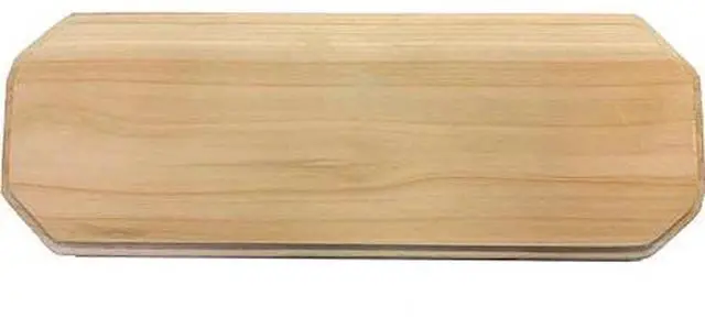 Alt view image 3 of 3 - Hy-Ko Cedar Address Plaque AK-300