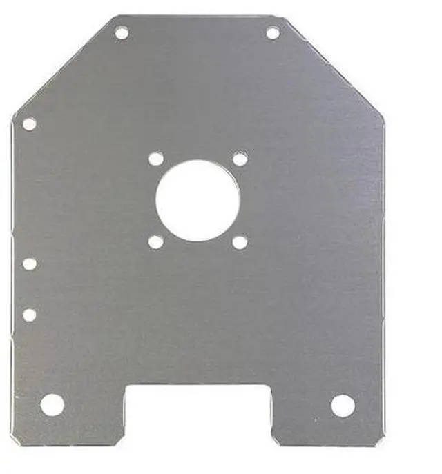 Main image of BUYERS PRODUCTS 3026457 Aluminum Wind Deflector End Plate - Driver Side
