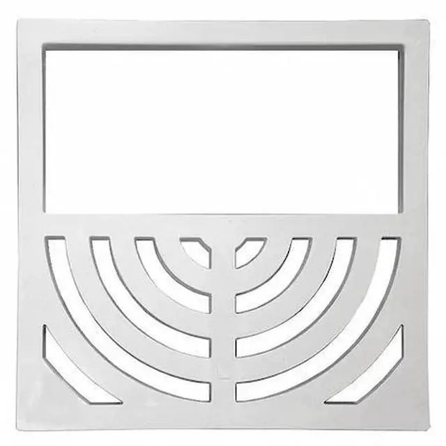 Main image of JONES STEPHENS S59012 Half Top Grate,PVC,3/4" Thick