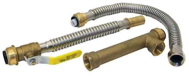 Alt view image 2 of 6 - APOLLO FSBTANKKIT Water Heater Installation Kit with Tank Tee