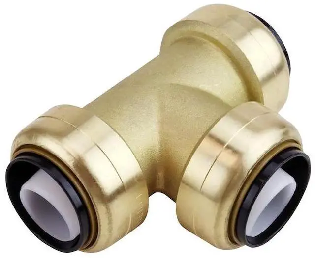 Alt view image 2 of 4 - APOLLO FSBT1 1 in. Brass Push-to-Connect Tee