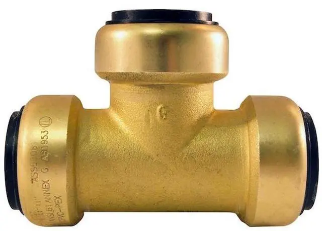 Alt view image 3 of 4 - APOLLO FSBT1 1 in. Brass Push-to-Connect Tee