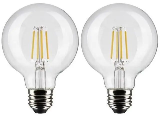 Alt view image 3 of 4 - SATCO S21242 4.5 Watt G25 LED Lamp, Clear, Medium Base, 90 CRI, 2700K, 120