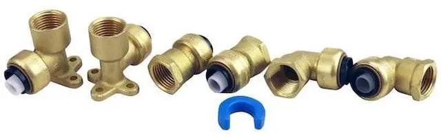 Alt view image 3 of 7 - APOLLO FSBSHOWKIT 1/2 in. Brass Push-To-Connect Shower/Tub Installation Kit
