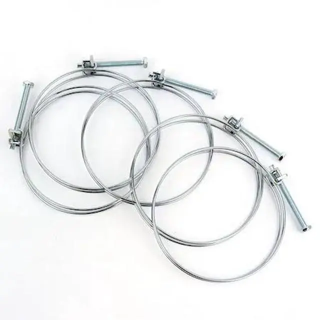 Main image of Big Horn 11740PK 4-Inch Wire Hose Clamp, 5-Pack
