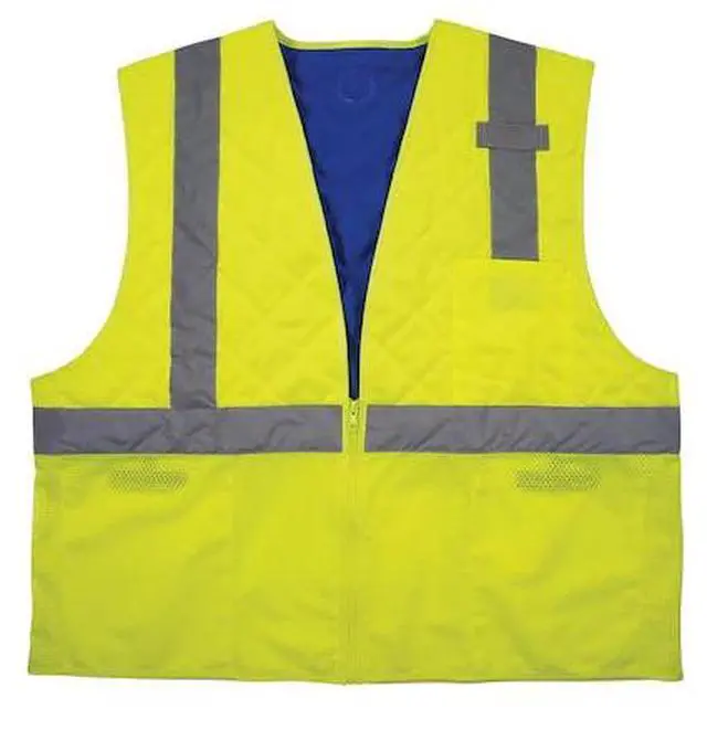 Main image of ERGODYNE 6668 Lime Class 2 Hi-Vis Safety Cooling Vest - XL