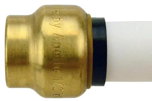 Alt view image 3 of 7 - APOLLO FSBCAP126JR 1/2 in. Brass Push-To-Connect Cap Jar (6-Pack), 6PK