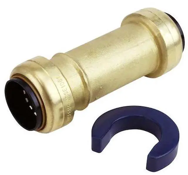 Main image of APOLLO FSBC1SL 1 in. Brass Push-To-Connect Slip Repair Coupling