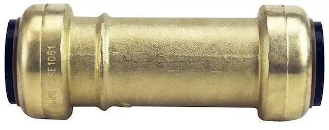 Alt view image 2 of 3 - APOLLO FSBC1SL 1 in. Brass Push-To-Connect Slip Repair Coupling