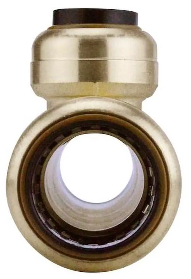 Alt view image 3 of 4 - APOLLO FSBM3PTOV2 3/4 in. x 3/4 in. Brass Push-To-Connect Inlets with 3-Port