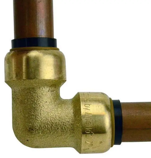 Alt view image 3 of 7 - APOLLO FSBE126JR 1/2 in. Brass Push-To-Connect 90-Degree Elbow Jar (6-Pack), 6PK