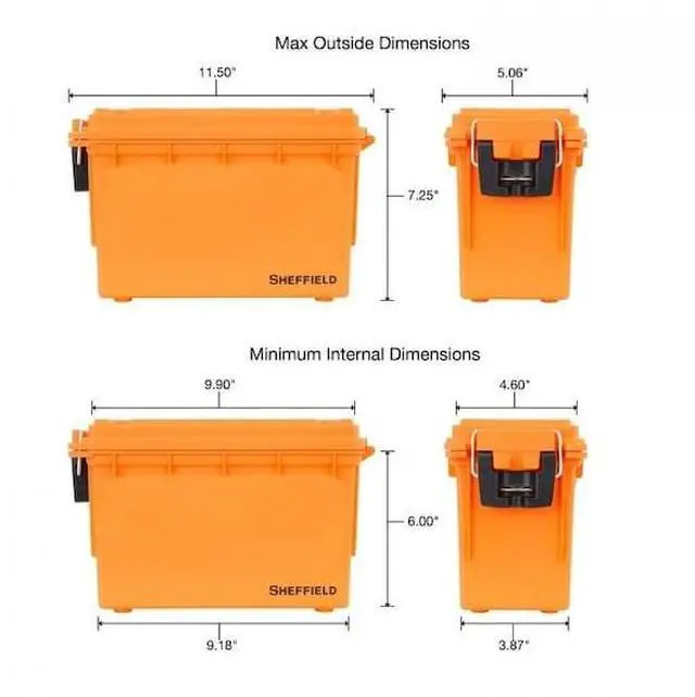 Alt view image 2 of 7 - SHEFFIELD 12630 Field Box, Orange