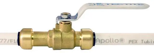 Alt view image 2 of 7 - APOLLO FSBBV12SL 1/2 in. Brass Push-to-Connect Slip Ball Valve