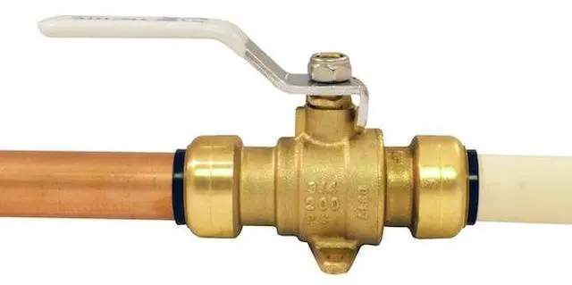 Alt view image 6 of 7 - APOLLO FSBBV34DE 3/4 in. Brass Push Ball Valve with Flange and Drain