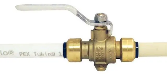Alt view image 7 of 7 - APOLLO FSBBV12DE 1/2 in. Brass Push Ball Valve with Flange and Drain