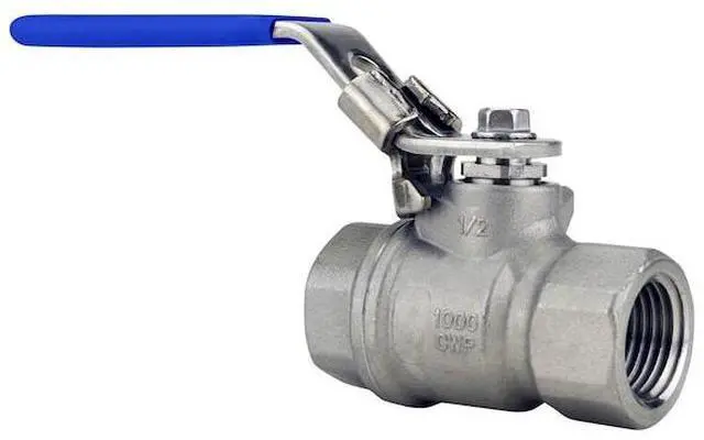 Alt view image 4 of 4 - APOLLO 96F10327 1/2 in. Stainless Steel FNPT x FNPT Full-Port Ball Valve with