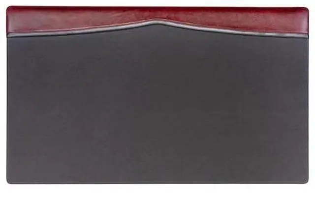 Main image of DACASSO PR-7021 Burgundy Leather 34" X 20" Top-Rail Desk Pad