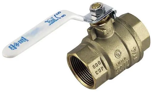 Alt view image 4 of 4 - TMG 94ALF10601TMG 1-1/4 in. Lead Free Brass FNPT x FNPT Full-Port Ball Valve
