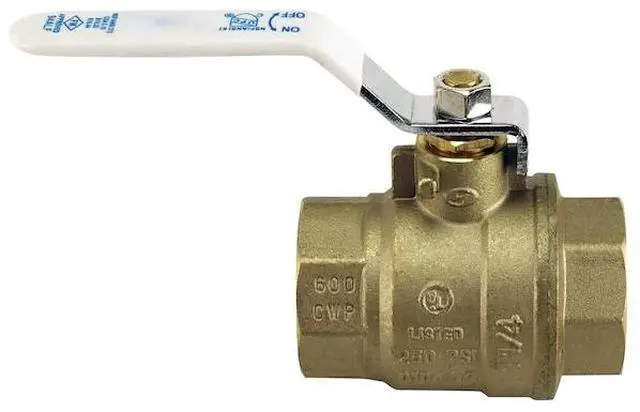 Alt view image 3 of 4 - TMG 94ALF10601TMG 1-1/4 in. Lead Free Brass FNPT x FNPT Full-Port Ball Valve