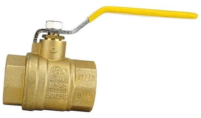 Alt view image 2 of 4 - TMG 94A10501TMG 1 in. Brass FNPT x FNPT Full-Port Ball Valve