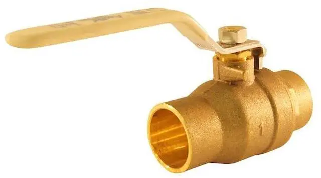 Alt view image 3 of 4 - TMG 94ALF20501TMG 1 in. Lead Free Brass SWT x SWT Ball Valve