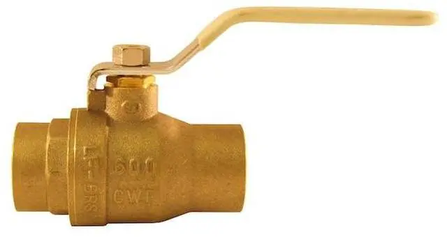 Alt view image 4 of 4 - TMG 94ALF20501TMG 1 in. Lead Free Brass SWT x SWT Ball Valve