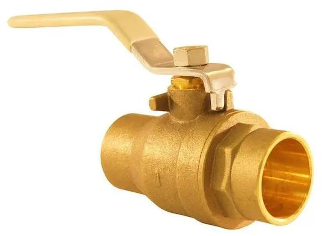 Alt view image 2 of 4 - TMG 94ALF20501TMG 1 in. Lead Free Brass SWT x SWT Ball Valve