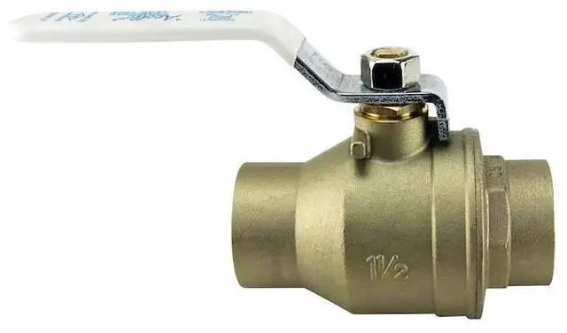 Alt view image 2 of 4 - TMG 94ALF20701TMG 1-1/2 in. Lead Free Brass SWT x SWT Ball Valve