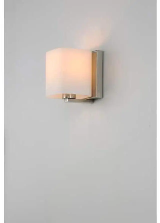 Alt view image 3 of 3 - MAXIM 11251SWSN Wrap 1-Light 4.75" Wide Satin Nickel Vanity Light