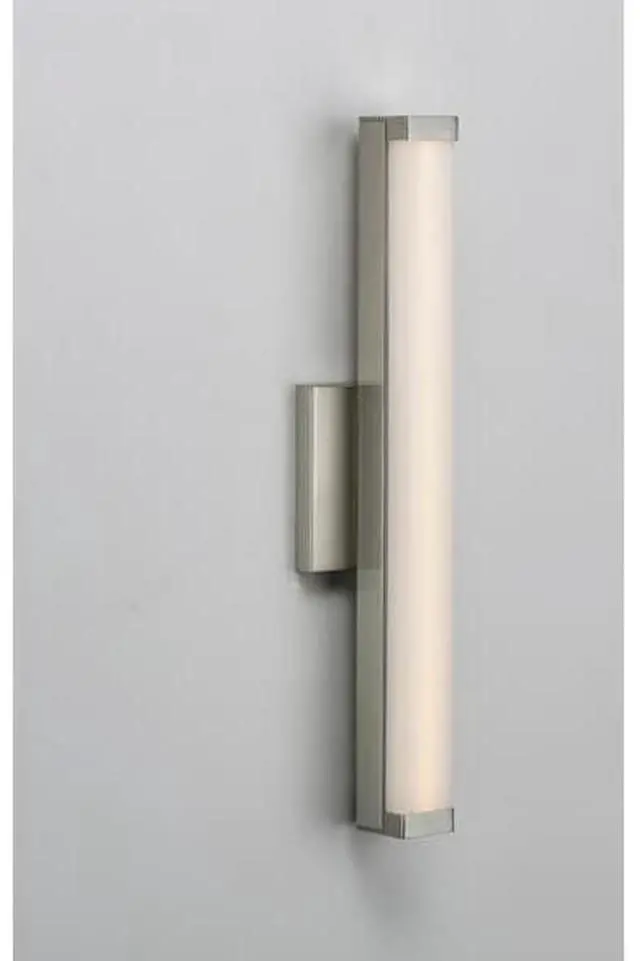 Alt view image 2 of 3 - MAXIM 52000SN Spec Vanity 1-Light 18" Wide Satin Nickel Vanity Light
