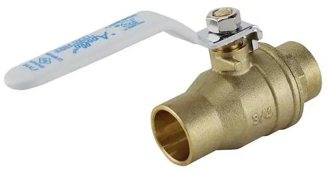 Alt view image 4 of 4 - TMG 94ALF20401TMG 3/4 in. Lead Free Brass SWT x SWT Ball Valve