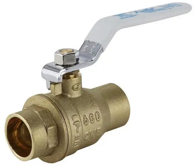 Alt view image 3 of 4 - TMG 94ALF20401TMG 3/4 in. Lead Free Brass SWT x SWT Ball Valve