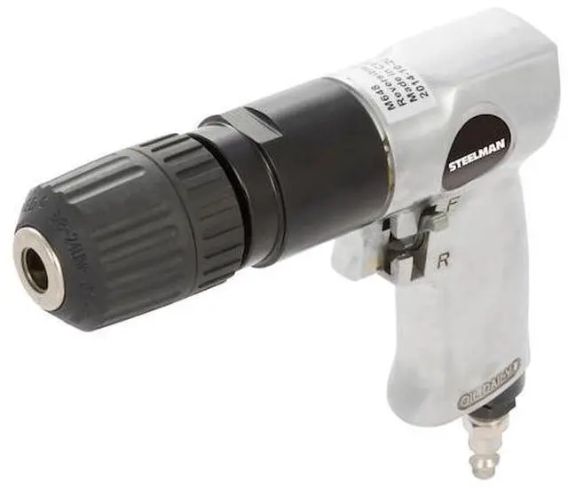 Alt view image 6 of 6 - STEELMAN 1701 3/8" 2 Gear Type Air Drill