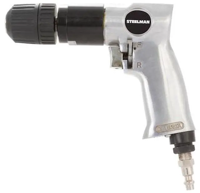 Alt view image 5 of 6 - STEELMAN 1701 3/8" 2 Gear Type Air Drill