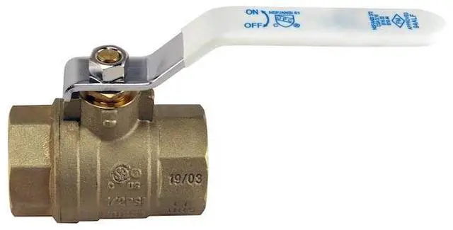 Alt view image 2 of 5 - TMG 94ALF10501TMG 1 in. Lead Free Brass FNPT x FNPT Full-Port Ball Valve