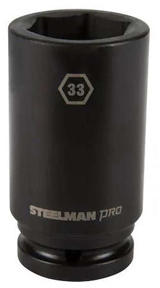 Main image of STEELMAN 79344 3/4" Drive x 33mm 6-Point Deep Impact Socket