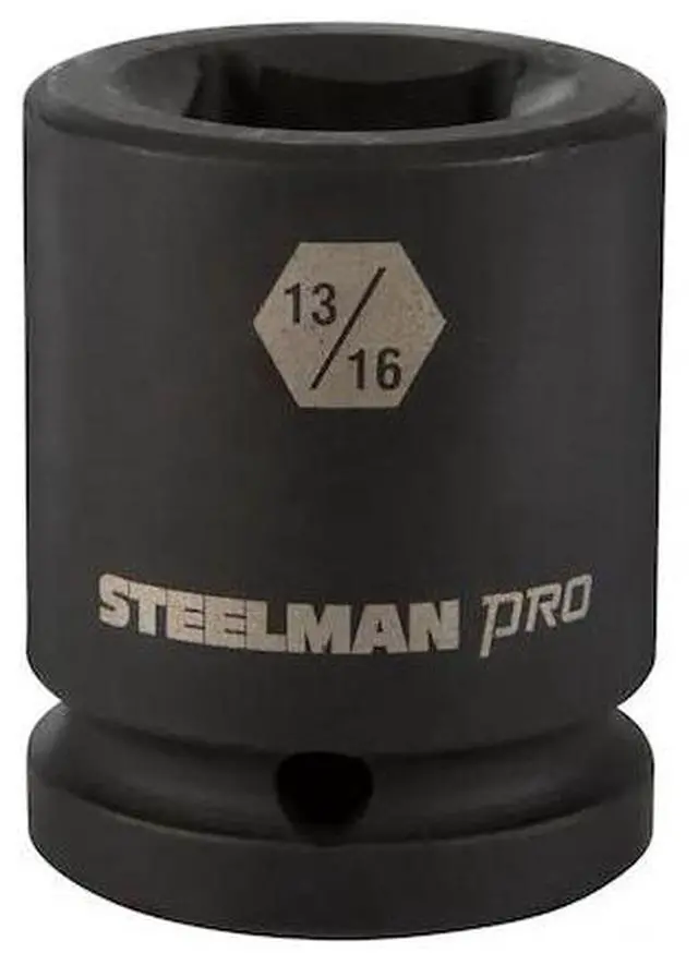 Main image of STEELMAN 79343 3/4" Drive x 13/16" 4-Point Square Budd Impact Socket