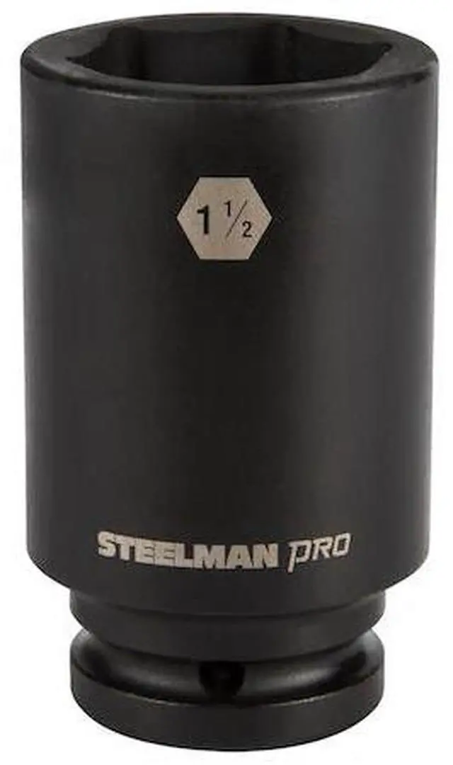 Main image of STEELMAN 79272 3/4" Drive x 1-1/2" 6-Point Deep Impact Socket