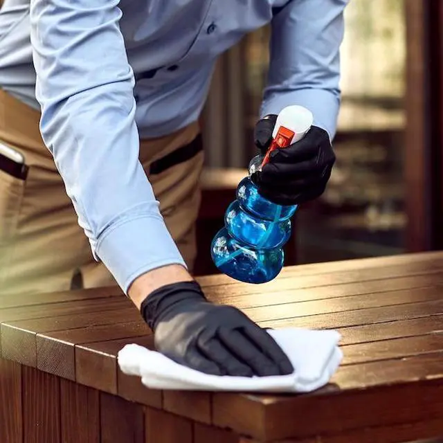 Alt view image 4 of 6 - FIFTHPULSE FP-FMN100087-4A 4 pack, Disposable Gloves, Vinyl, Powder-Free, L, 50