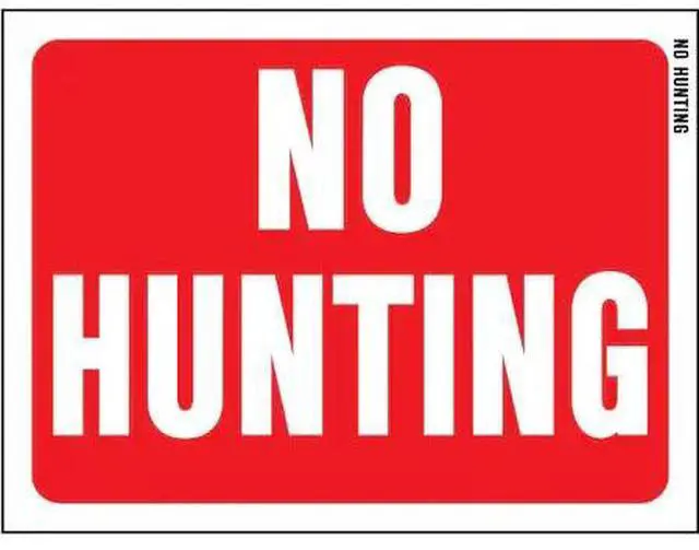 Main image of HY-KO A20608 No Hunting Sign 8.5" x 12", 10PK