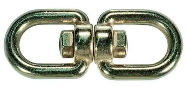 Main image of MIDWEST FASTENER 35822 1/4" x 2-1/2" 316 Stainless Steel Eye/Eye Swivels 2PK