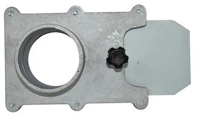 Main image of BIG HORN 11258 2-1/2 Inch Self Cleaning Blast Gate for Vacuum/Dust Collector