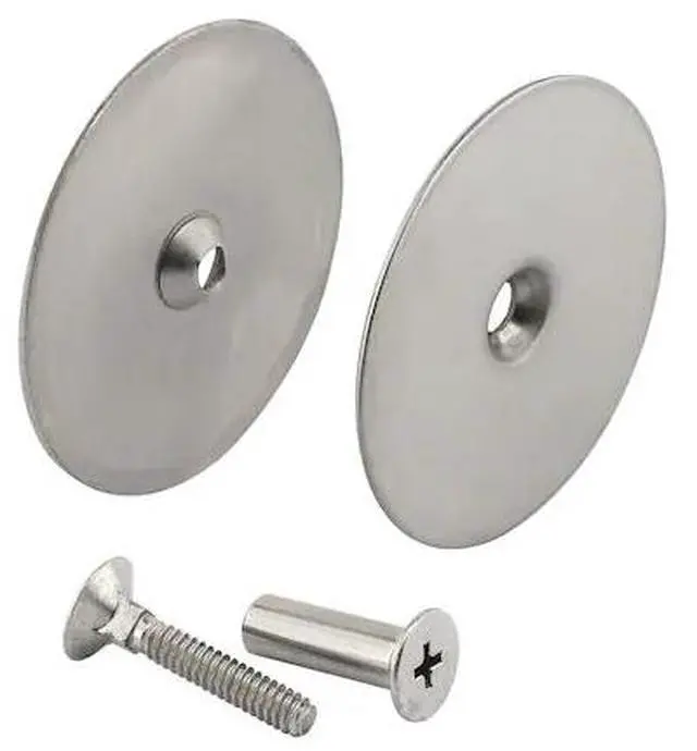 Main image of PRIME-LINE U 10677 Steel Door Hole Cover Plate, Stainless Steel Single Pack